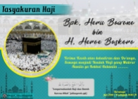 Kartu ucapan dalam rangka Ibadah Haji